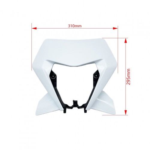 Enduro Motorcycle Head Light Shroud Headlight Mask Cover for KTM EXC EXCF XCW XCFW 150-500 A49008001000 A49008001010C1picture4