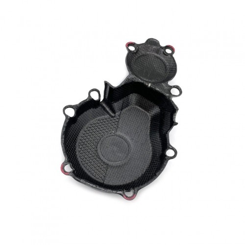 2024 FE XWF EXCF 250 350 Motorcycle Carbon Fiber Protection Ignition Cover Guard for KTM HUSQVARNA GASGASpicture4