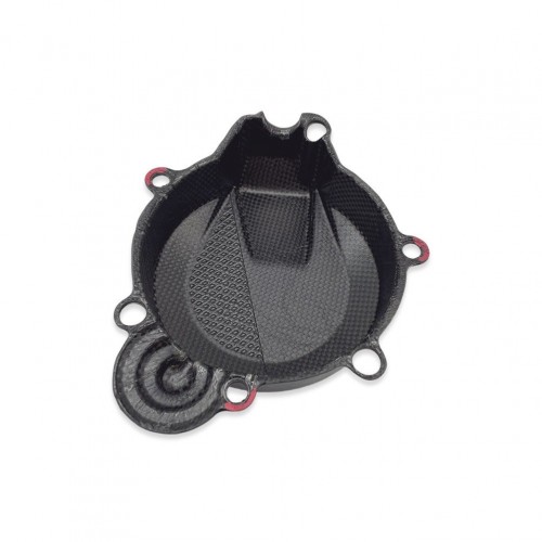 Motorcycle Carbon Fiber Protection Ignition Cover Guard for KTM HUSQVARNA 2024 TE EXC XCW 150picture6