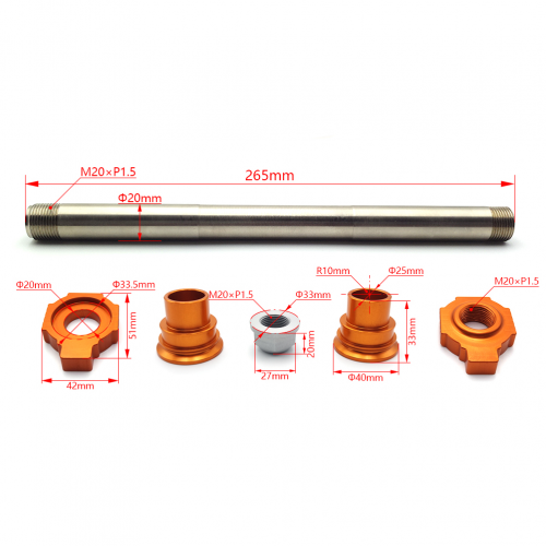 Motorcycle Dirt Bike Rear Axle Block Bushing for KTM EXC EXCF SX SXF XC XCF HUSQVARNA FC FE TC TE 125 250 350 450 500picture5