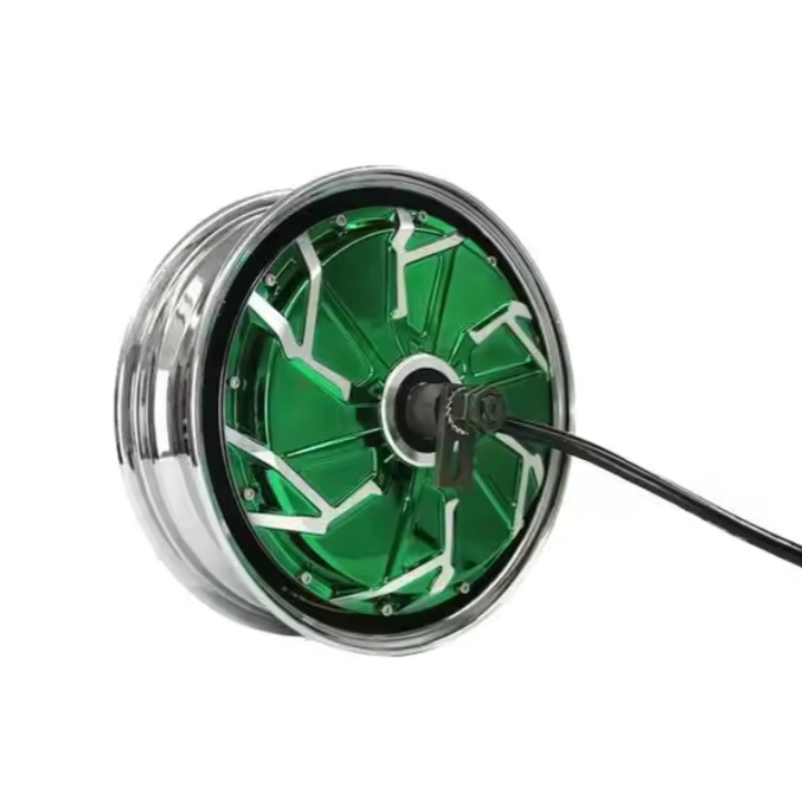 QS Motor 12x3.5 inch 6000W260 50H V4 Electric Motorcycle High Efficiency Hub Motor