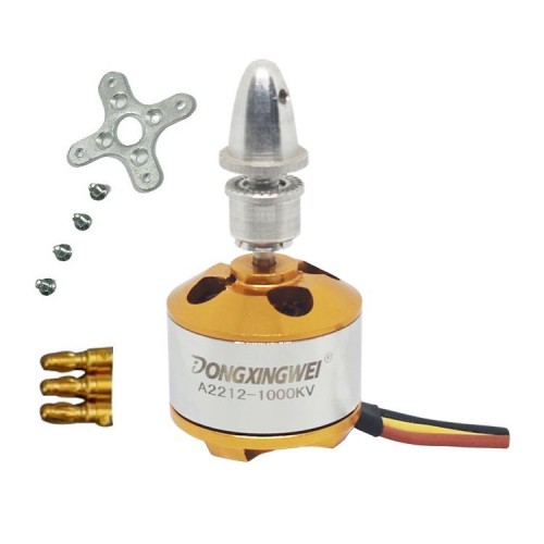 A2212-2200KV RC model brushless motor (with banana plug + bullet propeller clamp + crosshead screw)picture5
