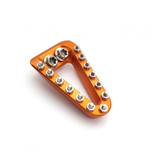 Motorcycle SX SXF XC XCF EXC EXCF 125-500 Rear Foot Brake Lever Step Plate Peg Brake Pedal Tip for KTM HUSQVARNA GASGAS 55413051000 79413051000picture4