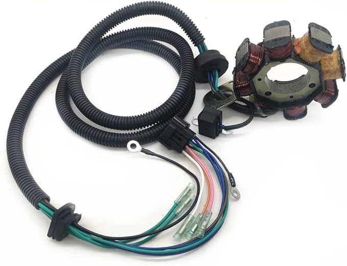 Generator Stator with Yamaha PWC WaveRunner GP800 GP800R XL800 XLT800 1998-2005 ，66E-85510-00-00