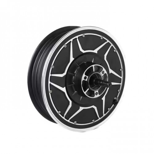 QSMOTOR 12 inch 9000W 268 60H V5 80-120kph Electric Motorcycle Hub Motorpicture4