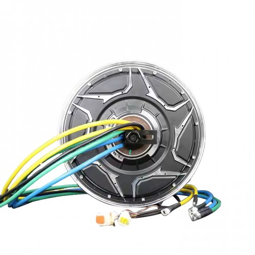 QSMOTOR 12 inch 6000W 268 50H V5 80-120kph Electric Motorcycle Hub Motor