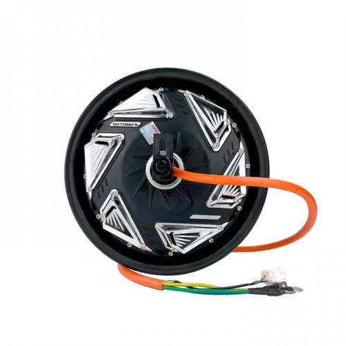 QSMOTOR 12inch 2000W 205 V1 48V - 96V BLDC Hub Motor Scooter Motorpicture5