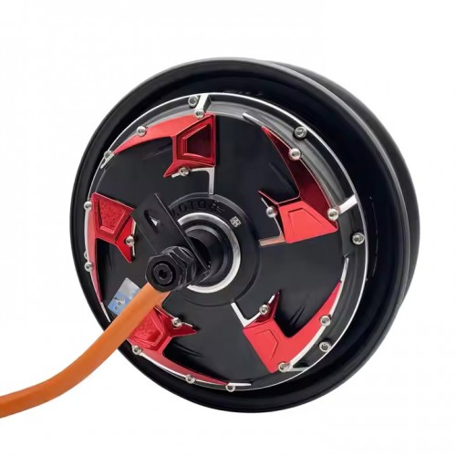 QSMOTOR 10 inch 4000W 205 V4 48V - 96V BLDC Hub Motor Electric Scooter Motor