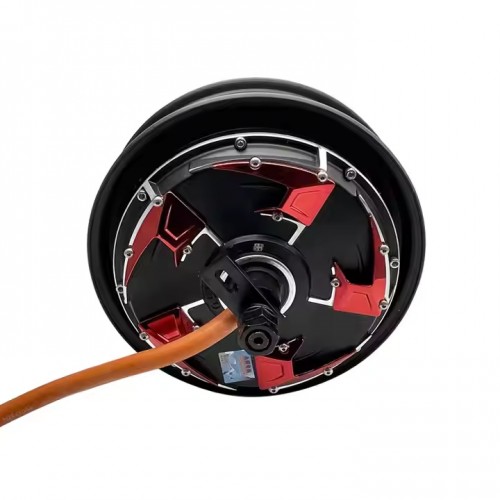 QSMOTOR 10 inch 3000W 205 V1 48V - 96V BLDC Hub Motor Electric Scooter Motor