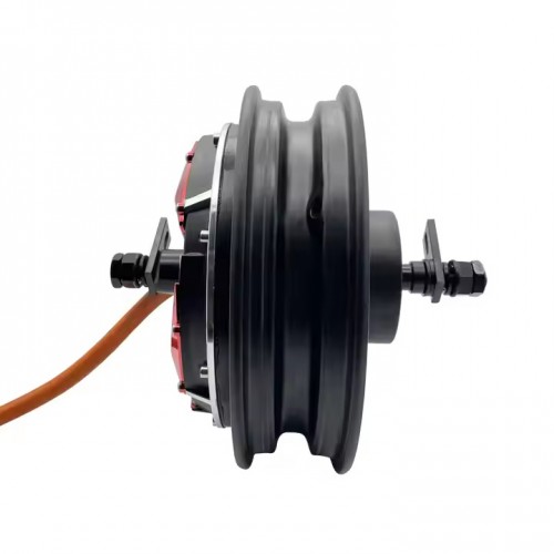 QSMOTOR 10 inch 3000W 205 V1 48V - 96V BLDC Hub Motor Electric Scooter Motorpicture5
