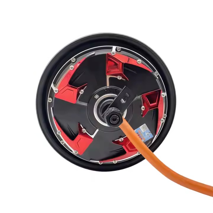 QSMOTOR 10-inch 2000W 205 V4 48V - 96V BLDC Hub Motor Scooter Motor
