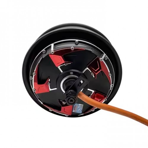 QSMOTOR 10-inch 2000W 205 V4 48V - 96V BLDC Hub Motor Scooter Motorpicture4