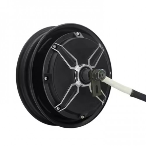 QSMOTOR 10 inch 4000W 205 48V - 96V BLDC Hub Motor Electric Scooter Motorpicture4