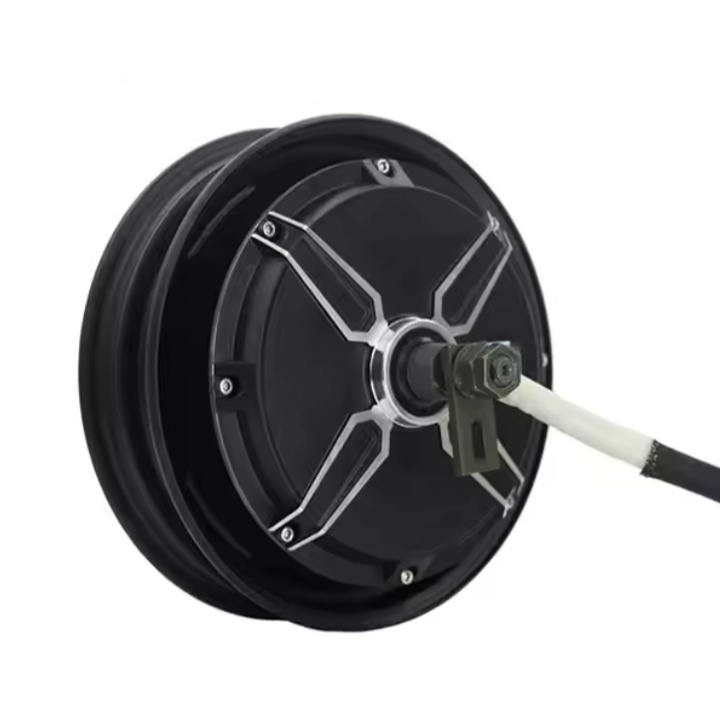 10 inch 3000W 205 V3 48V - 96V BLDC Hub Motor Electric Scooter Motor