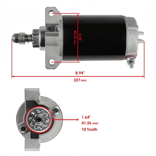 50-822462-1 Starter for Mercury Mercury Mariner Outboard 30HP 40HP 50HP 60HP 1994-2009 50822462picture4