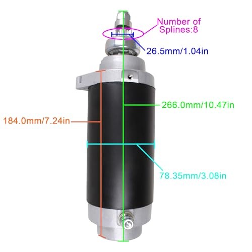 Starter Motor for Mercury 50-66015-1 75HP-90HP 100HP 115HP 125HPpicture3