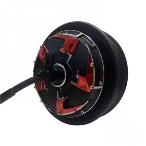 QSMOTOR 10*2.15 inch 3000W 205 V1 Electric Bike BLDC Hub Motor Brushless Gearlesspicture5