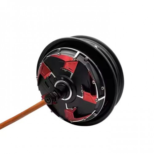 QSMOTOR 10-inch 4000W 205 V3 48V - 96V Brushless DC Electric Scooter Hub Motorpicture2