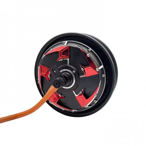 QSMOTOR 10-inch 4000W 205 V3 48V - 96V Brushless DC Electric Scooter Hub Motorpicture3