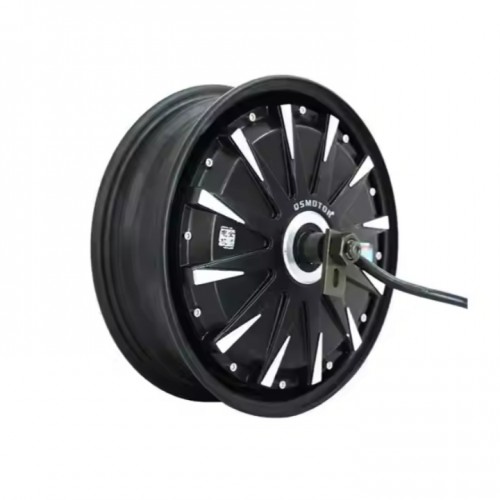 QSMotor 12X2.5 inch 1500W 260 V1 Electric Motorcycle Moped Hub Motor Brushlesspicture3