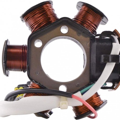 Generator Stator with Aprilia Scooter Mojito 50 Custom Sport City 50 SR 50 R Ditech 2004-2012 | Vespa LX50 2T 2009-2012，584525