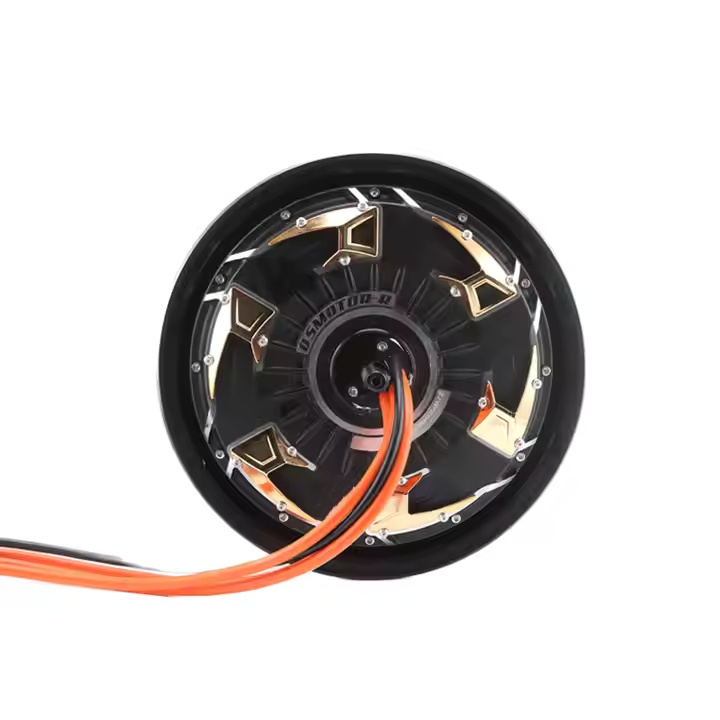 QS Motor 12*3.5 inch 2000W 260 30H V4 80kph Electric Motorcycle Hub Motor