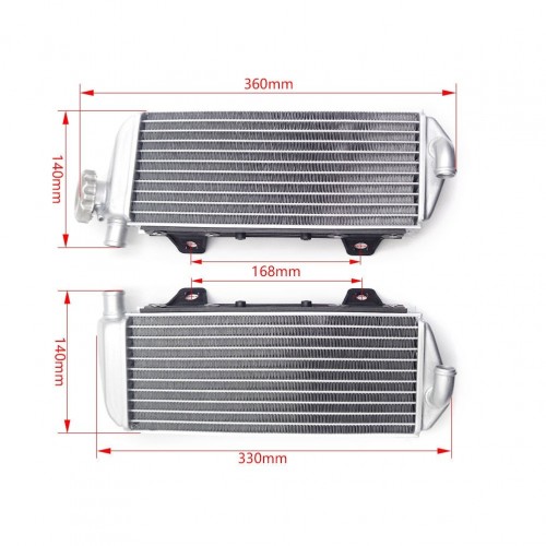 Off-road Motorcycle Cooling System 4 Stroke 250 350 450 500 EXCF SXF XCF Radiator for KTM HUSQVARNA GASGAS 19-22picture3