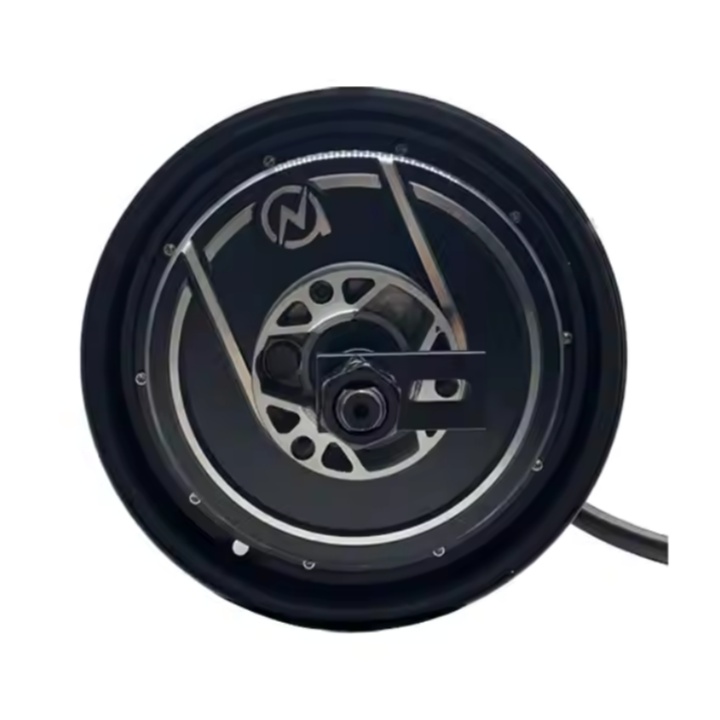 QS Motor 10*2.15 inch 5000W 212 V4 72V 100kph Electric Hub Motor Brushless DC