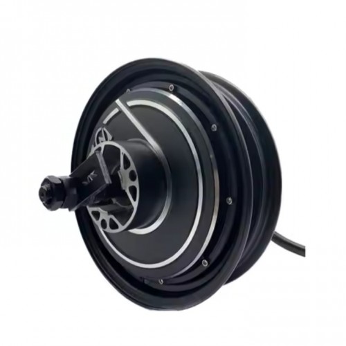 QS Motor 10*2.15 inch 5000W 212 V4 72V 100kph Electric Hub Motor Brushless DCpicture3