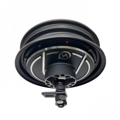 QS Motor 10*2.15 inch 5000W 212 V4 72V 100kph Electric Hub Motor Brushless DCpicture4