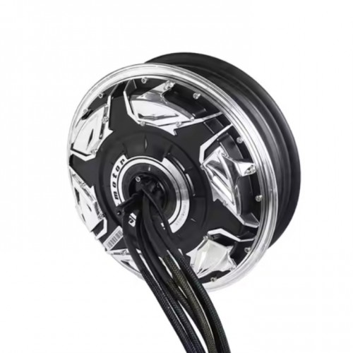 QSMOTOR 12 inch 9000W 268 60H V5 80-120kph Electric Motorcycle Hub Motor