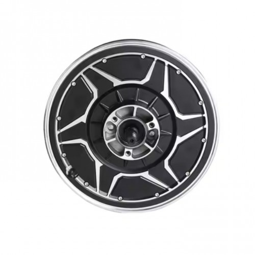 QSMOTOR 12 inch 9000W 268 60H V5 80-120kph Electric Motorcycle Hub Motorpicture4