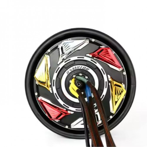 12 Inch 5000 Watt 260 45H V4 Brushless DC for Electric Motorcycle Wheels