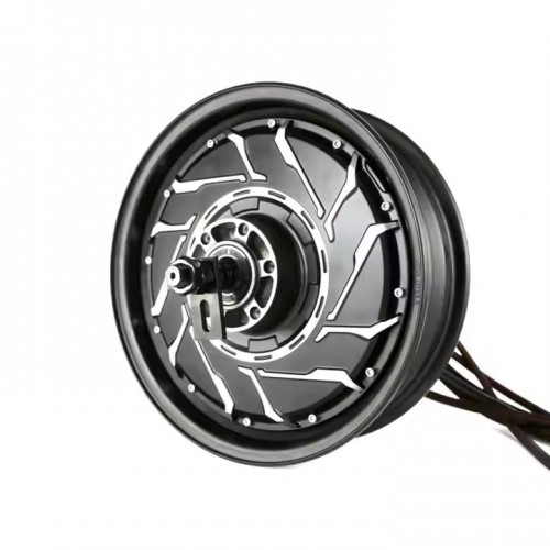 12 Inch 5000 Watt 260 45H V4 Brushless DC for Electric Motorcycle Wheelspicture4