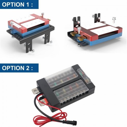 8 Gang 12V 7 Color Backlight LED Display ABS Material Smart Control Panel OT065 Auto Switches Premium Combinationpicture5