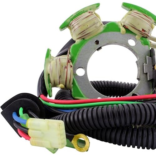 Generator Stator with Yamaha AR LX 210 Exciter 135 270 LS 2000 XL GP SUV 1200 1997-2005，65U-85510-00-00 65U-85510-01-00