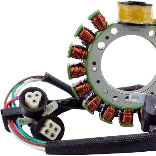 Generator Stator with Yamaha YFM 350 Big Bear / YFM 350 Warrior 1987-1989，1UY-85510-20-00 2XK-85510-20-00