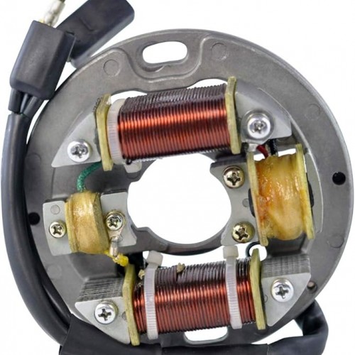 Generator Stator with Arctic Cat Cheetah Cougar Mountain Cat Jag Pantera Prowler ZL 440 1990-2000 ，3005-325 3004-060