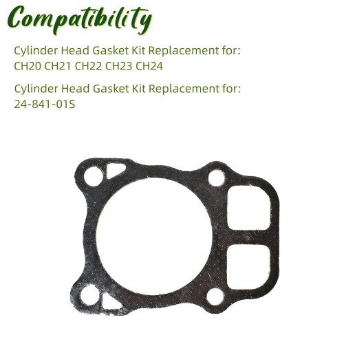 24-841-01S 24-041-08S Lawn Mower Head Gasket Kit Replacement for Kohler CH22 CH23 CH24 CH21 25HP Engines 24-041-02S 2484101Spicture5